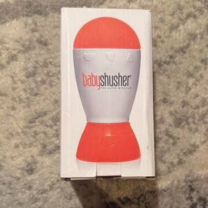 Baby Shusher Portable Baby Sleep Soother in Coral and White- never used